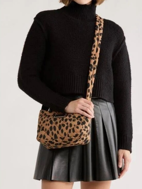 Marc Jacobs Handbags - Mark Jacobs Quilted Leopard Print Crossbody Bag